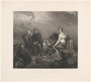 科琳娜与米塞纳尔角的绞盘
Corinne au cap Misènel（标题见实物） 作者 杜兰德和索夫
