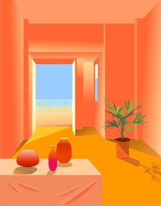 室内1，2020（数字）。 作者 萨宾娜·内德尔切娃·威廉姆斯 (Zanara)