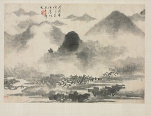 各种风格的风景画册：米菲之后的风景画，1684年。
