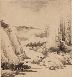 河流景观，1667年