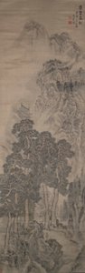 泰山苍松 作者 张宏