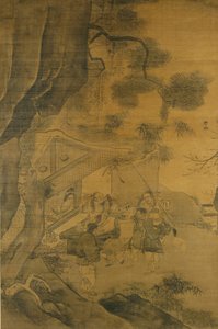 学习绘画，十六世纪。 作者 张露