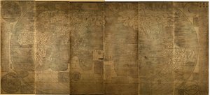 昆玉万国全图 世界各国地图, 1602年 作者 钟文涛