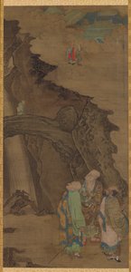 天台山的石桥，1178年。 作者 周继昌