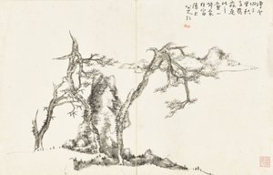 山水画，六叶专辑