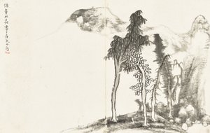 山水画，六叶专辑