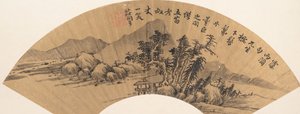 河流景观。 作者 庄炯生