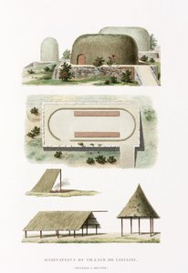 利基里基村的建筑 建筑物 作者 弗雷德里克（致）巴纳德