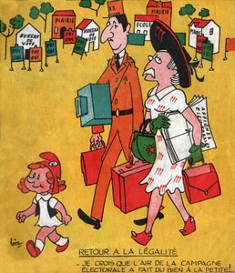 夏尔-戴高乐。 作者 费迪南德·乔治·沃尔德米勒