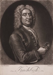 克里斯托弗-平奇贝克，英国钟表商和玩具商，约1725年 作者 弗雷德里克（致）巴纳德