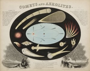 彗星和气溶胶（流星）》，约1851年 作者 理查德（后）爸爸