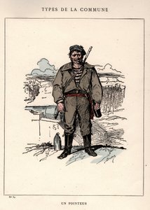巴黎公社：UN POINTOR（34岁）在 "Les Communeux "中扮演的角色。 作者 弗雷德里克（致）巴纳德