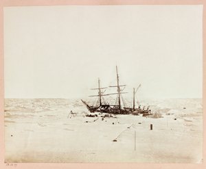 乔治-纳雷斯船长（1831-1915）的北极探险（1875-1876）：弗洛贝格海滩，冬令营的警报 作者 弗雷德里克（致）巴纳德