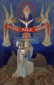 大约在1930年（插图），"Gloria In Excelis Deo"。 作者 . .