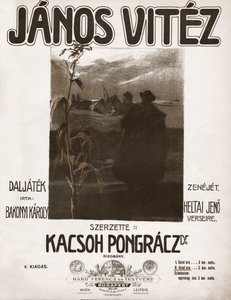 亚诺什-维特兹，匈牙利作曲家卡克索-蓬格拉茨的歌剧。1904年（插图） 作者 . .