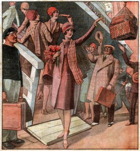 1928年的法国小姐。1928年的法国小姐。 作者 费迪南德·乔治·沃尔德米勒