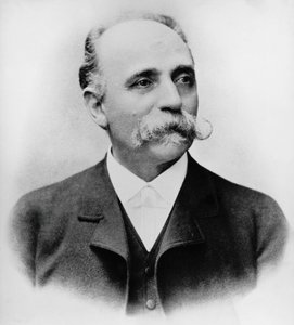 巴托洛梅奥-埃米利奥-卡米洛-高尔基（1843-1926）的肖像，意大利科学家和医生，1906年诺贝尔医学奖，照片 作者 塞维里尼