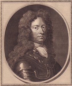 英国士兵托马斯-托勒马什（约1651-1694年）的肖像，约翰-戈尔达（1729-1795年）根据G-耐勒的画作进行的铜版雕刻 作者 塞维里尼