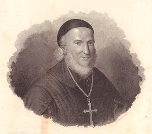 意大利主教Adeodato Turchi（1724-1803）的肖像，G-Guzzi根据Francesco Vicira的画作进行的铜版雕刻 作者 塞维里尼