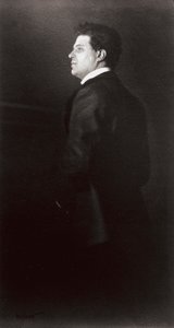 音乐家Pietro Mascagni的肖像 作者 加拿大学校