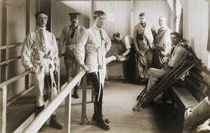 假肢 士兵佩戴假肢，约1915-1918年 作者 费迪南德·乔治·沃尔德米勒