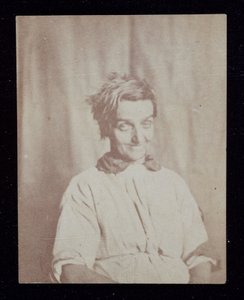 精神病学 一个病人的肖像，萨里郡精神病院，约1852年 作者 理查德（后）爸爸
