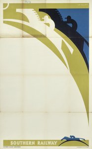 南方铁路股票海报 作者 弗雷德里克（致）巴纳德