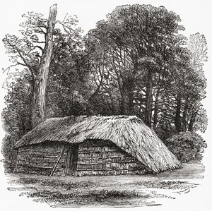 大卫-利文斯通爵士于1873年5月1日去世的小屋 作者 . .