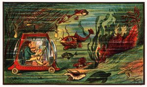 海底画师，约1910年 作者 . .