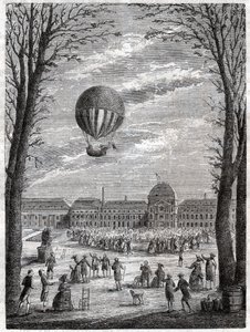 Vol de ballon.热气球飞行。 作者 弗雷德里克（致）巴纳德