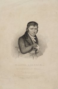 威廉-巴克斯特，ALS FHS，英国植物学家，约1820年代 作者 弗雷德里克（致）巴纳德