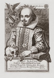 William Shakespeaare.肖像。 作者 . .