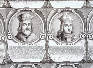 Wladyslaw II Jagiello, and Wladyslaw III Warnenczyk, no.36和37号，来自《公国与波兰政权系列年鉴》（雕刻）。 作者 . .