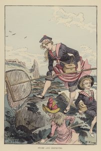 虾捕鱼 作者 after Albert Robida