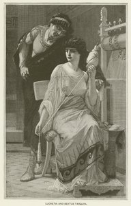 Lucretia和Sextus Tarquin