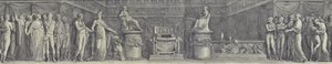 法国邀请拿破仑坐在帝国的宝座上 作者 在安德里亚·阿皮亚尼（Andrea Appiani）之后
