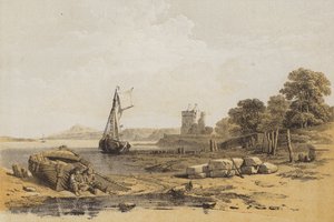 巴恩布格城堡（chromolitho）