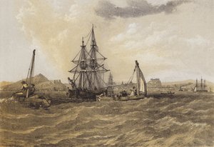 Frith of Forth的爱丁堡（chromolitho）