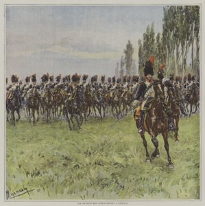 马手榴弹兵的指控 作者 在Felicien男爵de Myrbach Rheinfeld之后