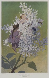 Animees花。丁香镇。 （动画花：丁香花）