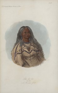 Sha-ko-ka，The Mint，Mandan Girl（aquatint）