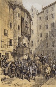 West Bow，爱丁堡（chromolitho） 作者 在乔治·卡特莫尔之后