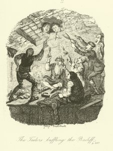 Tobias Smollett的Peregrine Pickle的插图