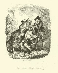 Tobias Smollett的Peregrine Pickle的插图