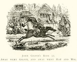 John Gilpins Ride（2），Away去了Gilpin，然后去了帽子和假发