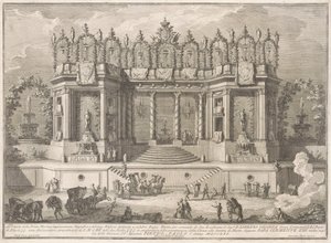 1761年为奇纳河建造的Prima Macchina：舒适的浴场