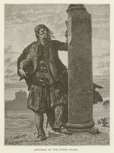 Lantenac在石柱 作者 在古斯塔夫·布里昂之后