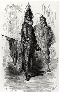 Leophita Garacier（1811-72）Le Capitaine Fracasse插图由Fortune Louis Meaulle（1844-1901）1866年刻 作者 古斯塔夫之后多尔