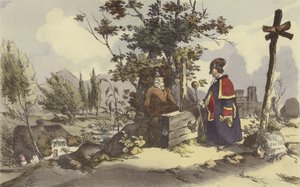 一个颈手枷
