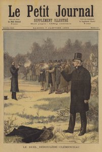 在Paul Deroulede和Georges Clemenceau之间进行决斗